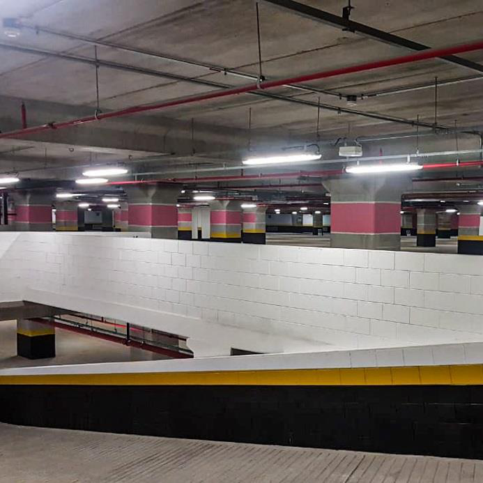 Shopping Parque da Cidade - Pintura dos estacionamentos